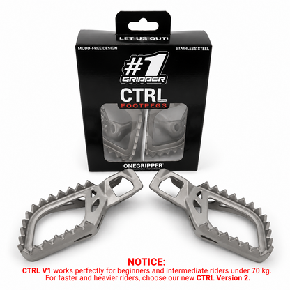 CTRL V1 Footpegs - KTM/HQV/GG