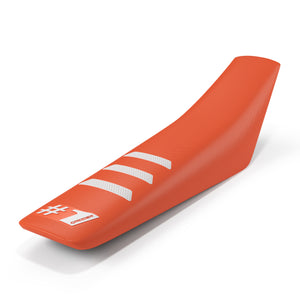 LIGHT RIB Sadelöverdrag - Orange/Vit