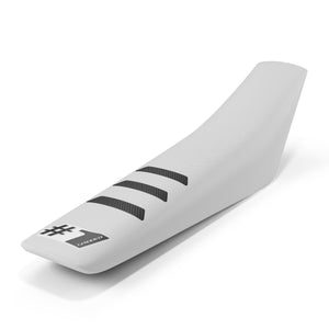 LIGHT RIB Sadelöverdrag - Vit/Svart