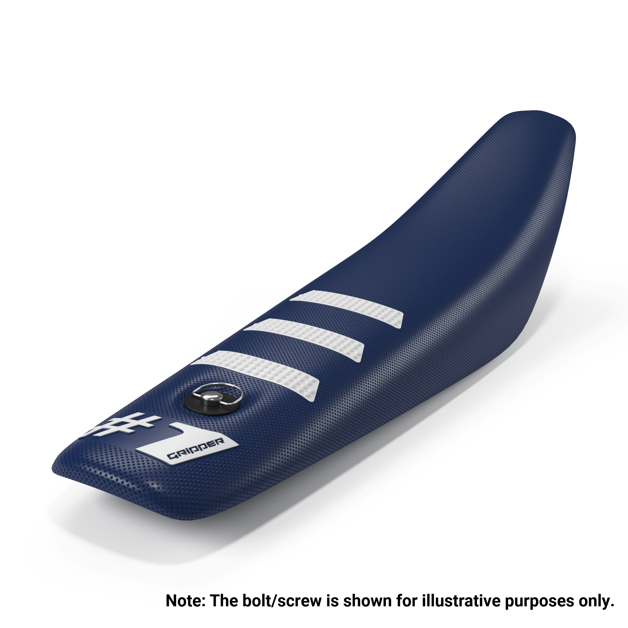 LIGHT RIB MINI Sadelöverdrag - Mörk Blå/Vit