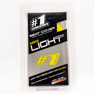 LIGHT RIB MINI Sadelöverdrag - Ljus Grå/Neon Gul (HQV)