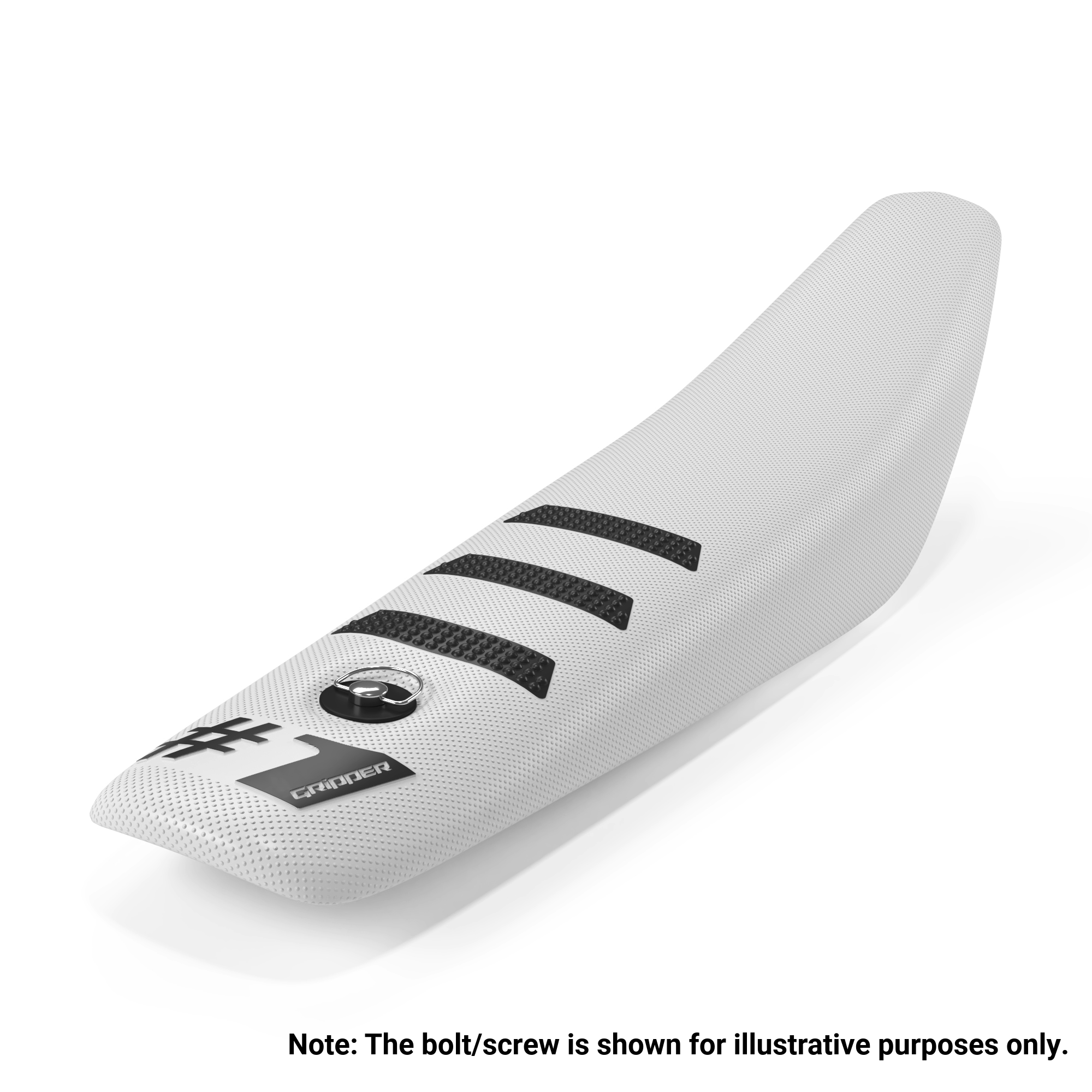 LIGHT RIB MINI Sadelöverdrag - Vit/Svart