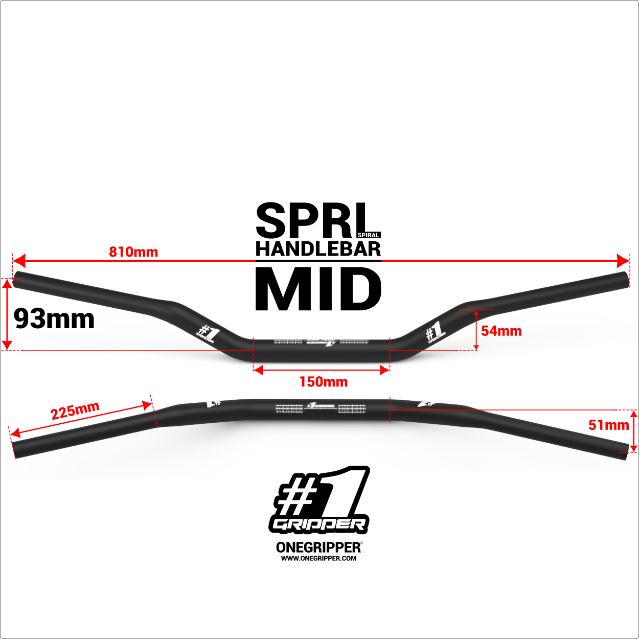 Onegripper SPRL Handlebar - MID