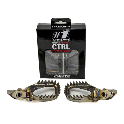 Ti-CTRL Footpegs - Mud-Free - KTM/HQV/GG/Beta