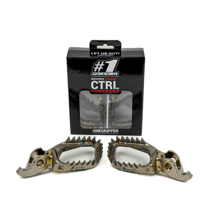 Ti-CTRL Footpegs - Mud-Free  - Triumph